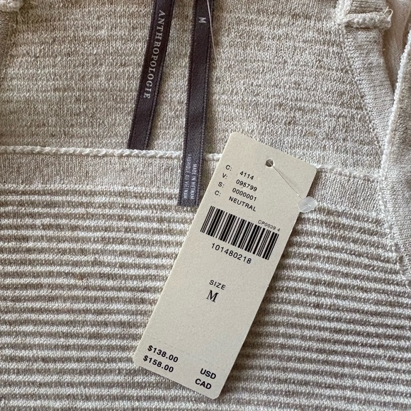 ANTHROPOLOGIE➕NWT Sheer Panel Halter Tank Top - Picture 7 of 10